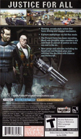 Pursuit Force: Extreme Justice - Box - Back