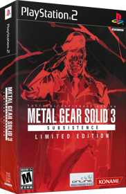 Metal Gear Solid 3: Subsistence - Box - 3D