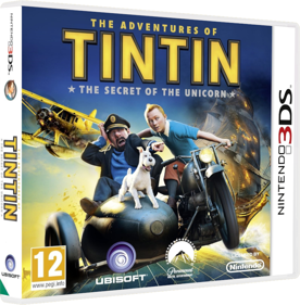 The Adventures of Tintin: The Game - Box - 3D