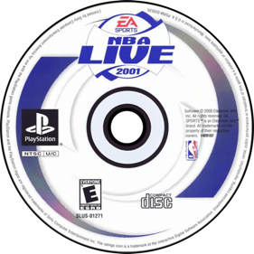 NBA Live 2001 - Disc Image