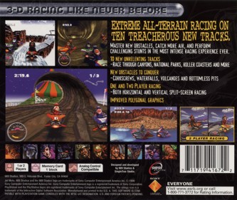 Jet Moto 2 - Box - Back Image