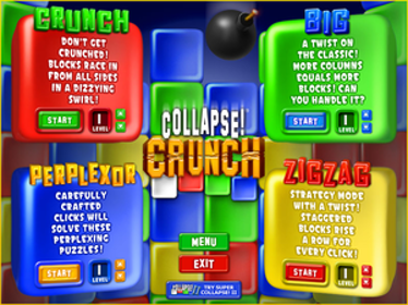 Collapse! CRUNCH - Screenshot - Game Title