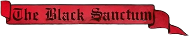The Black Sanctum - Clear Logo