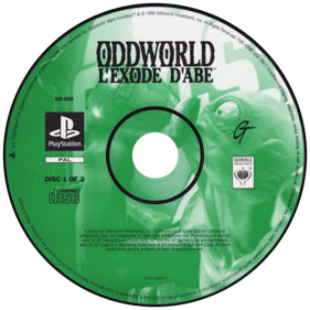 Oddworld: Abe's Exoddus - Disc