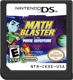 Math Blaster in the Prime Adventure - Cart - Front Image
