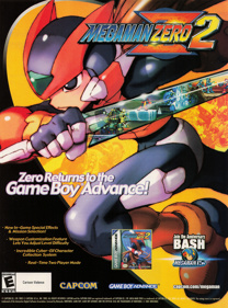 Mega Man Zero 2 - Advertisement Flyer - Front