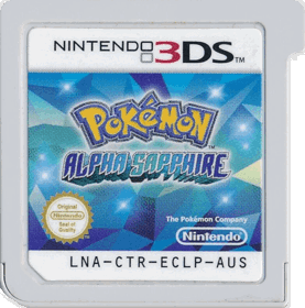 Pokémon Alpha Sapphire - Cart - Front