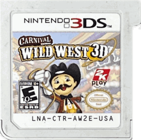 Carnival Games: Wild West 3D - Cart - Front