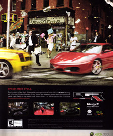 Project Gotham Racing 3 - Advertisement Flyer - Front