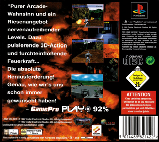 Lone Soldier - Box - Back