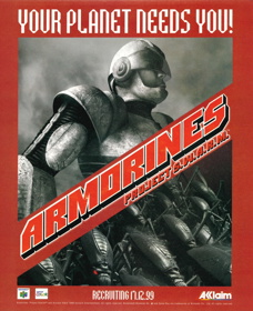 Armorines: Project S.W.A.R.M. - Advertisement Flyer - Front