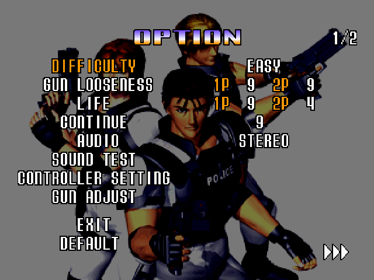 Virtua Cop 2 - Screenshot - Game Select