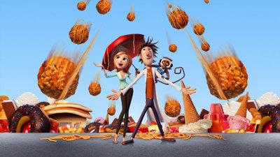 Cloudy With a Chance of Meatballs - Fanart - Background