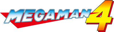 Mega Man 4 - Clear Logo Image