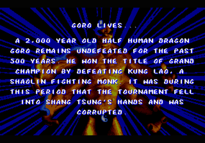 Mortal Kombat - Screenshot - Gameplay