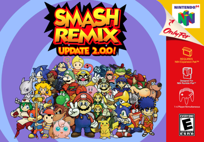 Super Smash Bros. Remix - Fanart - Box - Front