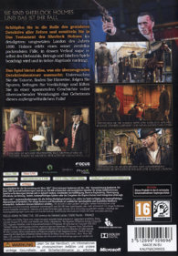 The Testament of Sherlock Holmes - Box - Back