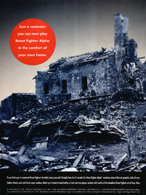 Street Fighter Alpha: Warriors' Dreams - Advertisement Flyer - Back