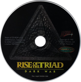 Rise of the Triad: Dark War - Disc