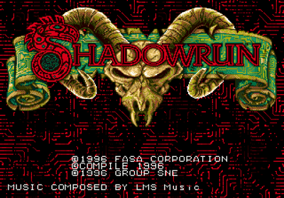 Shadowrun - Screenshot - Game Title Image
