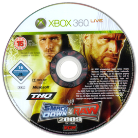 WWE SmackDown vs. Raw 2009 - Disc