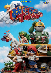 Mega Twins - Fanart - Box - Front