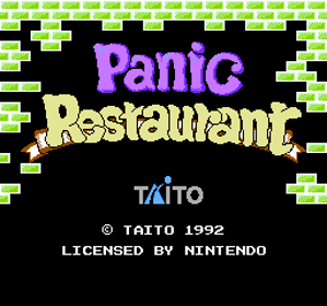 Panic Restaurant - Screenshot - Game Title