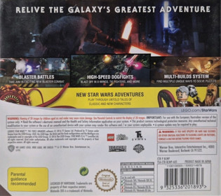 LEGO Star Wars: The Force Awakens - Box - Back