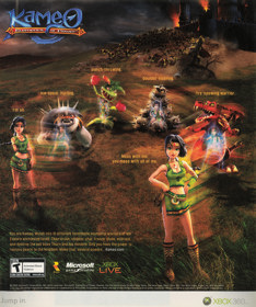 Kameo: Elements of Power - Advertisement Flyer - Front