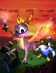 Spyro the Dragon - Advertisement Flyer - Front Image