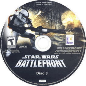 Star Wars Battlefront (Classic, 2004) - Disc Image
