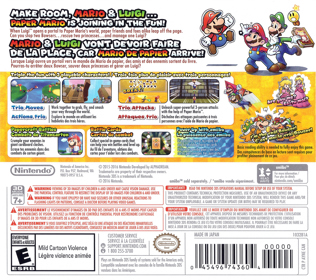 Mario & Luigi: Paper Jam - Box - Back