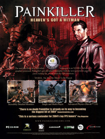 Painkiller - Advertisement Flyer - Front
