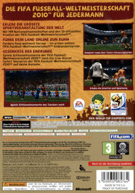 2010 FIFA World Cup South Africa - Box - Back