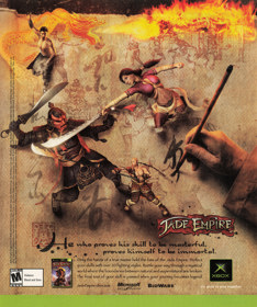 Jade Empire - Advertisement Flyer - Front