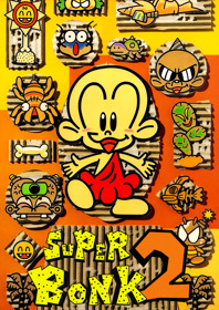 Super Genjin 2 - Fanart - Box - Front