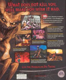 Clive Barker's Undying - Box - Back