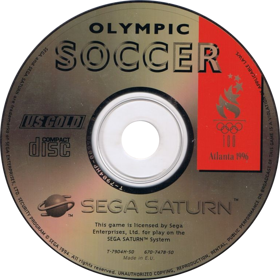 Olympic Soccer - Disc Image