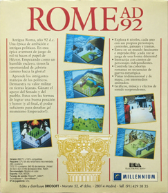 Rome AD 92: The Pathway to Power! - Box - Back