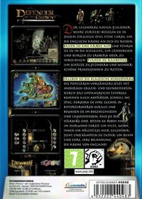 Defender of the Crown: Heroes Live Forever - Box - Back