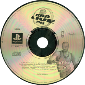 NBA Live 2003 - Disc Image