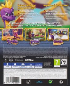 Spyro Reignited Trilogy - Box - Back