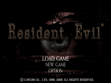 Resident Evil Archives: Resident Evil - Screenshot - Game Title Image