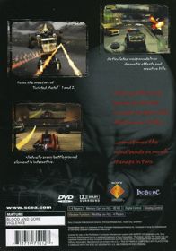 Twisted Metal: Black - Box - Back Image