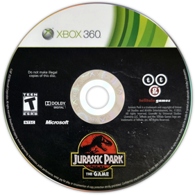 Jurassic Park: The Game - Disc Image