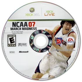 NCAA March Madness 07 - Disc