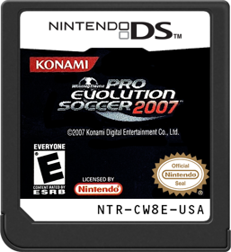 Winning Eleven Pro Evolution Soccer 2007 - Cart - Front Image