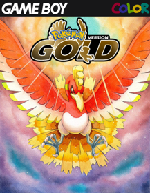 Pokémon Gold Version - Fanart - Box - Front
