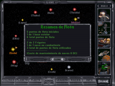 Master of Orion II: Battle at Antares - Screenshot - Gameplay