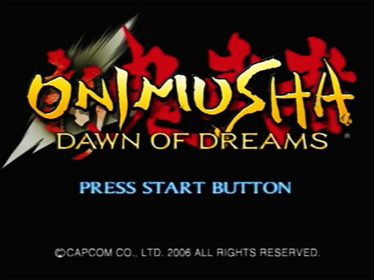 Onimusha: Dawn of Dreams - Screenshot - Game Title